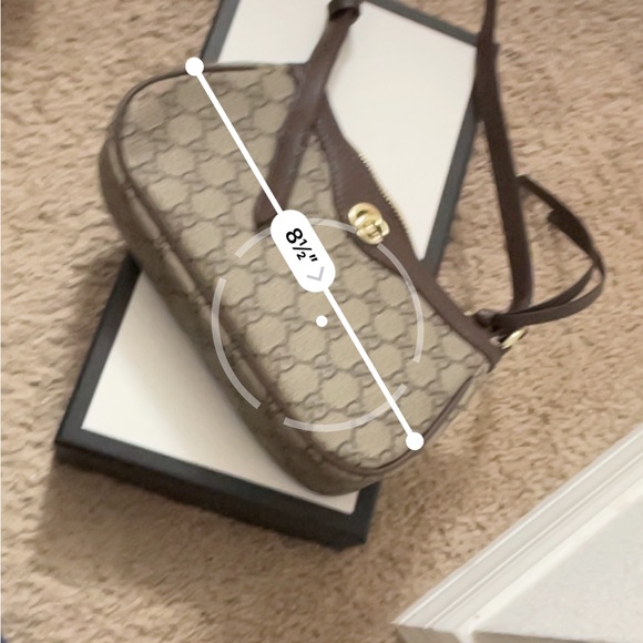 Gucci Brown and Tan GG Shoulder Bag - Picture 9 of 11